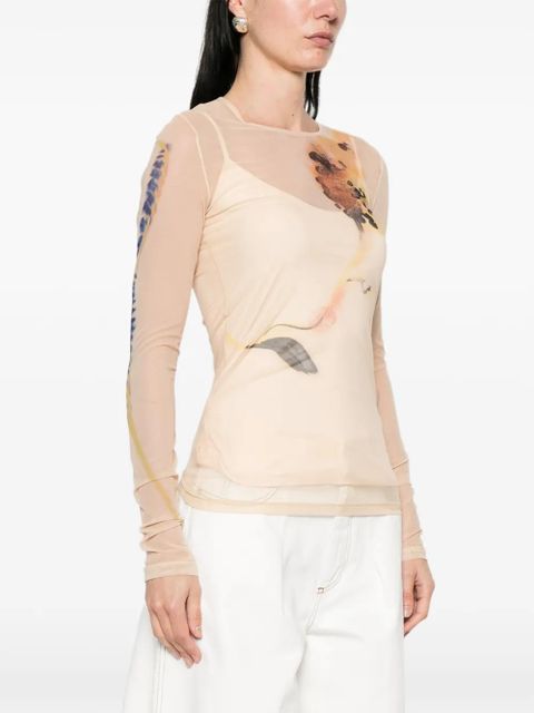 Sportmax floral top - Neutrals