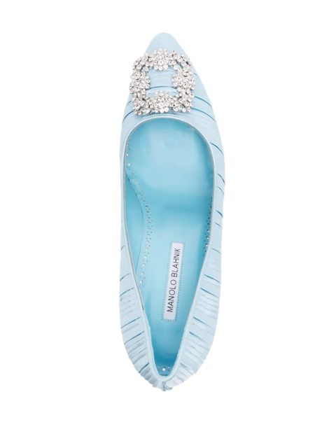 Manolo Blahnik 70mm Hangisi pumps - Blue