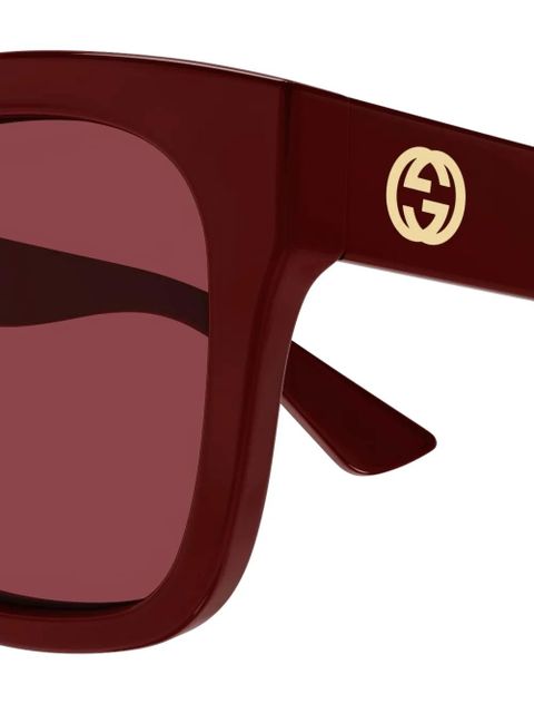 Gucci Eyewear square-frame sunglasses - Red