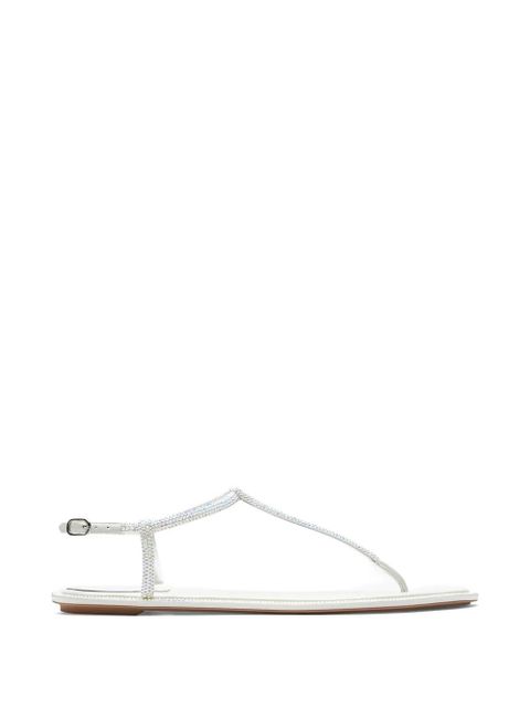 René Caovilla Diana crystal-embellished sandals - White - zdjęcie produktu nr 1