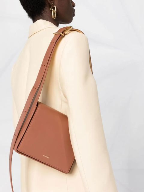 Jil Sander medium leather shoulder bag - Brown - zdjęcie produktu nr 2