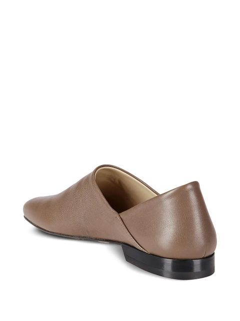 LEMAIRE leather slippers - Brown - zdjęcie produktu nr 2