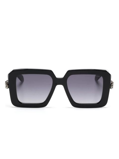 Bvlgari Serpenti oversize sunglasses - Black - zdjęcie produktu nr 1