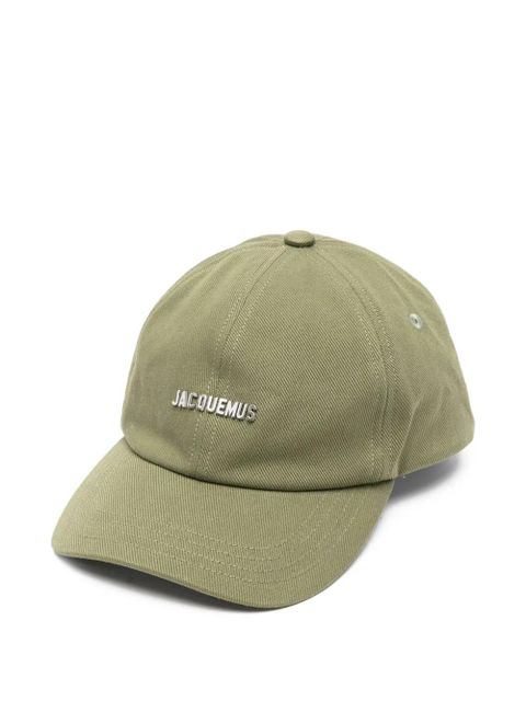 Jacquemus The Gadjo logo-plaque baseball cap - Green - zdjęcie produktu nr 1