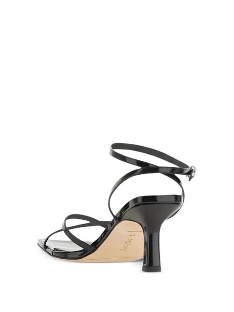 Aeyde criss-cross strap sandals - Black