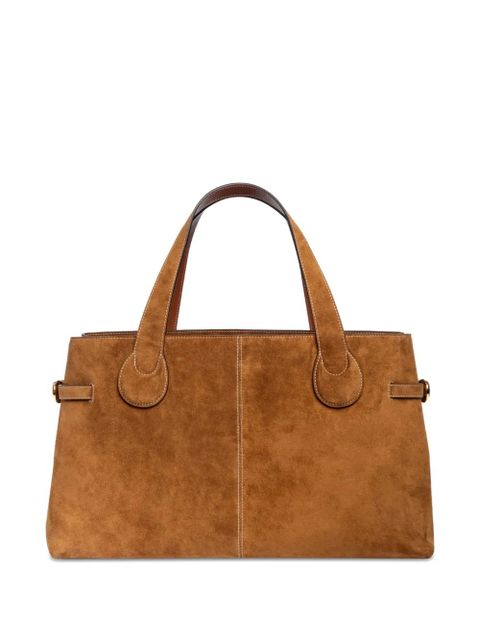 STAUD Piper suede tote bag - Brown - zdjęcie produktu nr 2