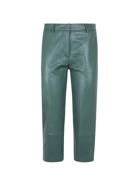The Frankie Shop Lior leather trousers - Green - zdjęcie produktu nr 1