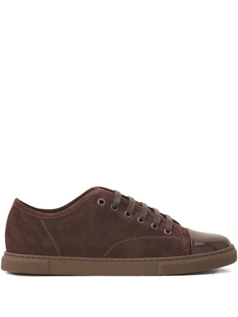Lanvin toe cap lace-up sneakers - Brown - zdjęcie produktu nr 1