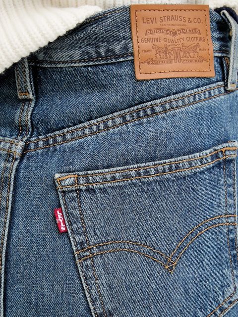 Levi's spódnica jeansowa kolor niebieski mini rozkloszowana 003RO