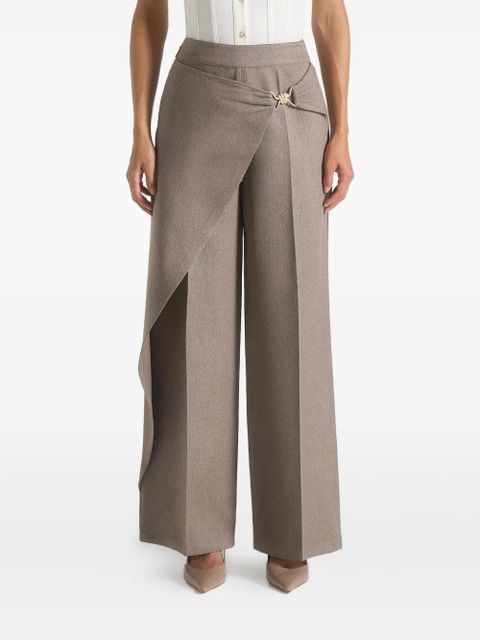Manière De Voir Béryl wrap-tailored trousers - Neutrals - zdjęcie produktu nr 1