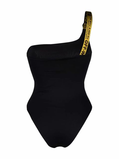 Off-White Industrial strap asymmetric swimsuit - Black - zdjęcie produktu nr 2