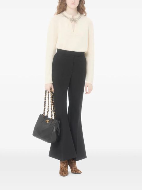 Valentino Garavani embroidered wool jumper - Neutrals - zdjęcie produktu nr 2