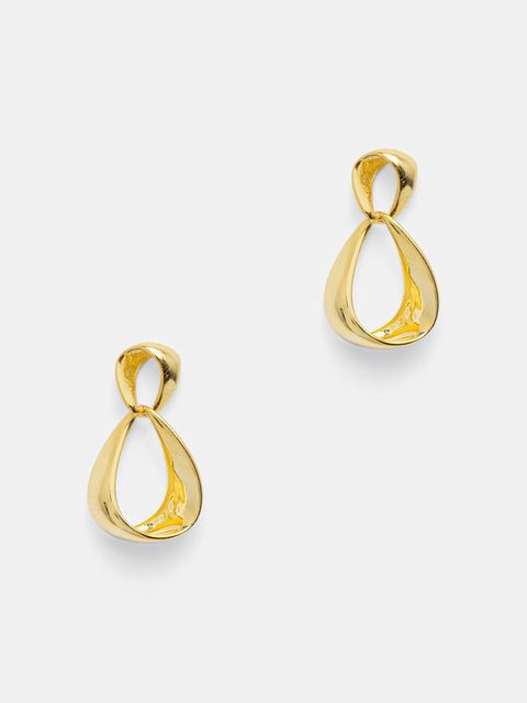 Answear.LAB kolczyki srebrne pozłacane - zdjęcie produktu nr 1