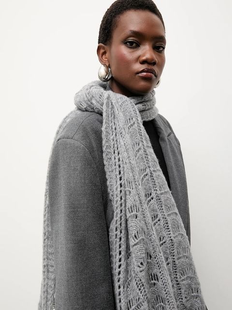 Bonded by Answear.LAB & LOBOS szalik wełniany - zdjęcie produktu nr 2