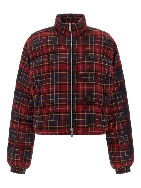 Off-White Arrow checked bomber jacket - Red - zdjęcie produktu nr 1