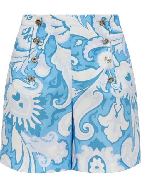 ETRO paisley-print shorts - Blue - zdjęcie produktu nr 1