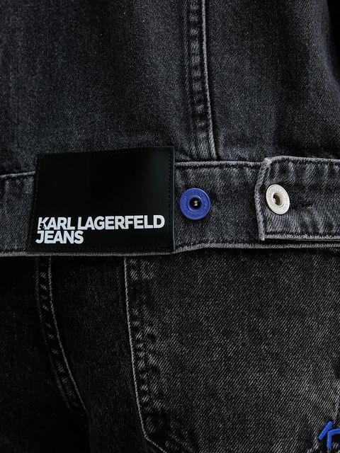 Karl Lagerfeld Jeans kurtka jeansowa bawełniana