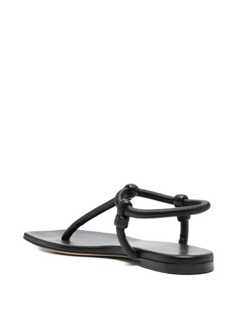 Gianvito Rossi knotted sandals - Black