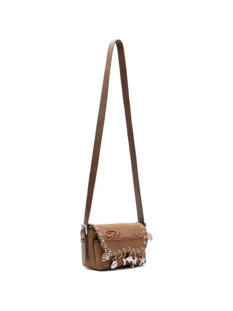 Blumarine charm-detail shoulder bag - Neutrals