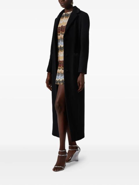 Missoni button-closure coat - Black