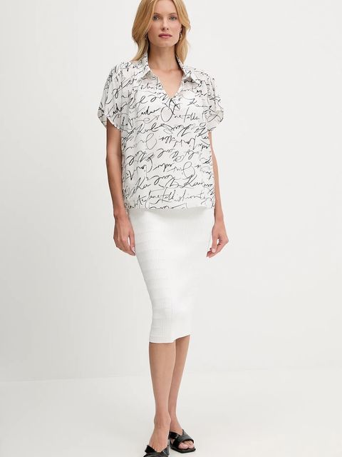 Karl Lagerfeld bluzka bawełniana - zdjęcie produktu nr 1