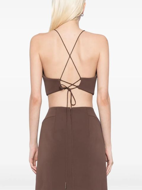 Acler Kingsford top - Brown