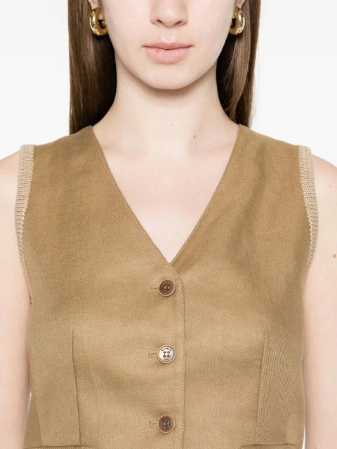 Max Mara Calibri knitted waistcoat - Neutrals