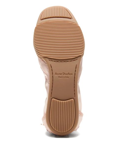 Acne Studios round-toe ballet flats - Pink
