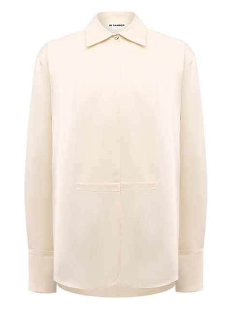 Jil Sander panelled shirt - Neutrals - zdjęcie produktu nr 1