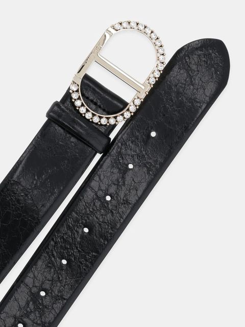 Twinset pasek damski kolor czarny 252TA4070 - zdjęcie produktu nr 2