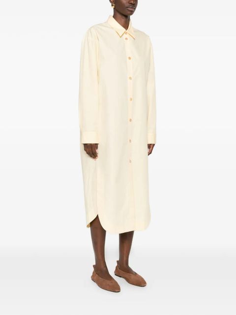 KHAITE Gloria midi dress - Yellow