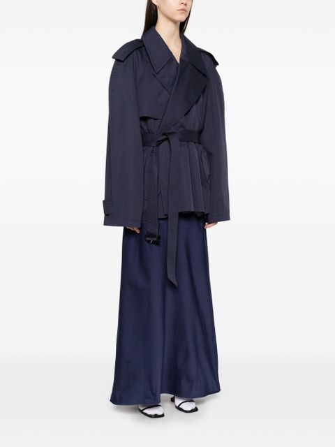 Balenciaga belted jacket - Blue