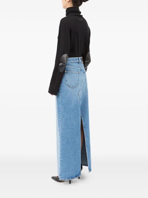MM6 Maison Margiela cotton denim skirt - Blue