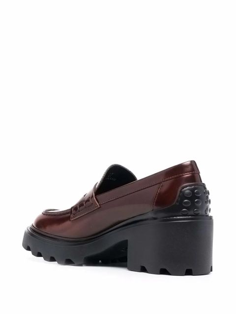 Tod's leather penny loafers - Brown