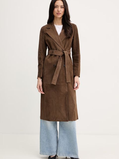 Marella płaszcz zamszowy OBLARE