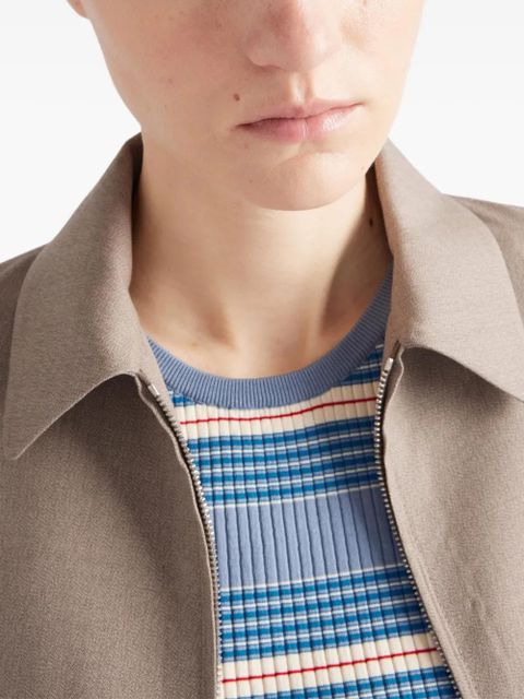 Prada striped tank top - Blue