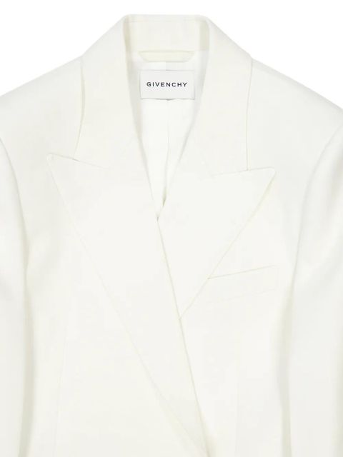 Givenchy Cocoon double-breasted tailored blazer - White