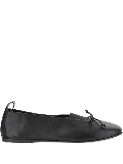 Miu Miu Élan bow-detail ballet flats - Black - zdjęcie produktu nr 1