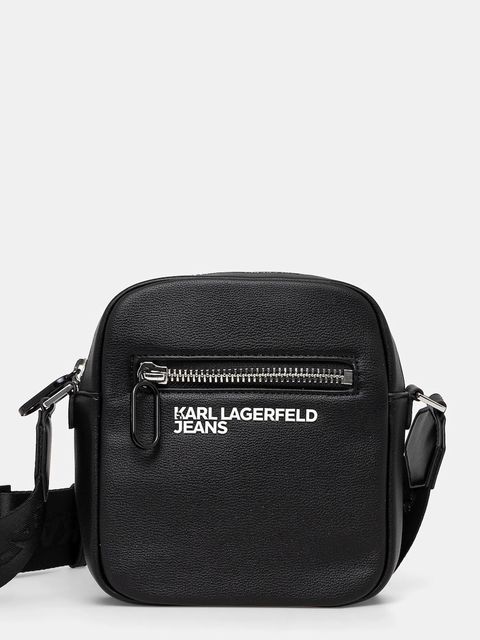 Karl Lagerfeld Jeans saszetka kolor czarny A1M30340 - zdjęcie produktu nr 1