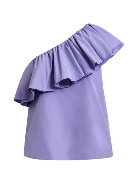 Essentiel Antwerp one-shoulder ruffled blouse - Purple - zdjęcie produktu nr 1