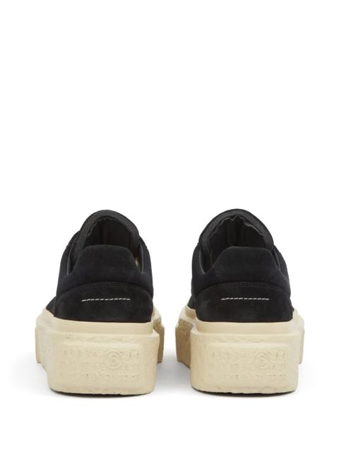 MM6 Maison Margiela leather sneakers - Black