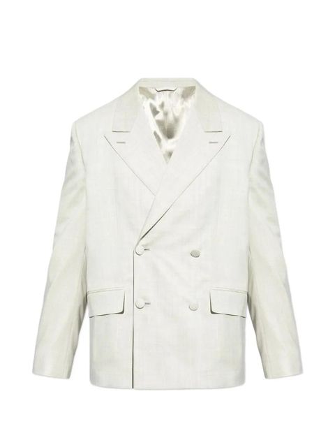 Givenchy peak-lapels double-breasted blazer - White - zdjęcie produktu nr 1