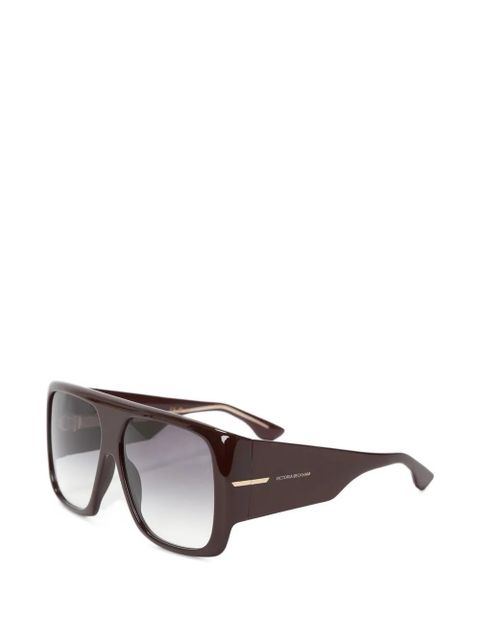 Victoria Beckham oversized square-frame sunglasses - Brown - zdjęcie produktu nr 1