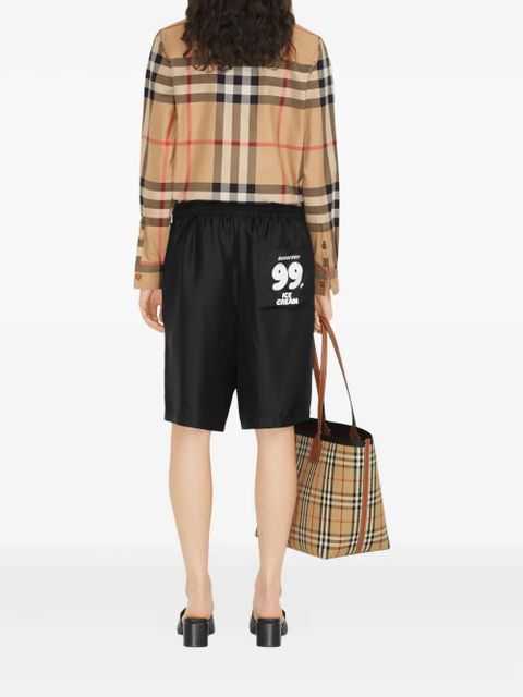 Burberry Vintage Check pattern cotton shirt - Brown