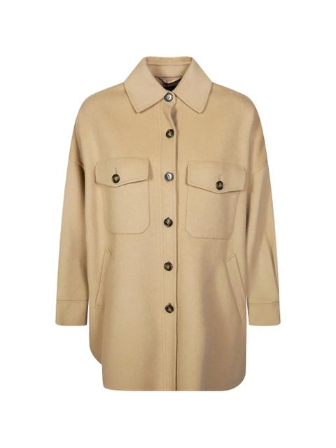 Weekend Max Mara buttoned flap-pocket coat - Neutrals - zdjęcie produktu nr 1