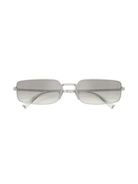 Prada Eyewear Prada PR A60S rectangle sunglasses - Silver