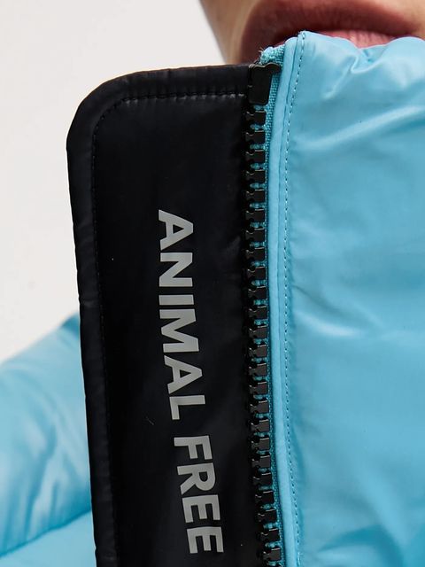 Save The Duck bezrękawnik AMA kolor niebieski zimowy D82333W.LOVE21