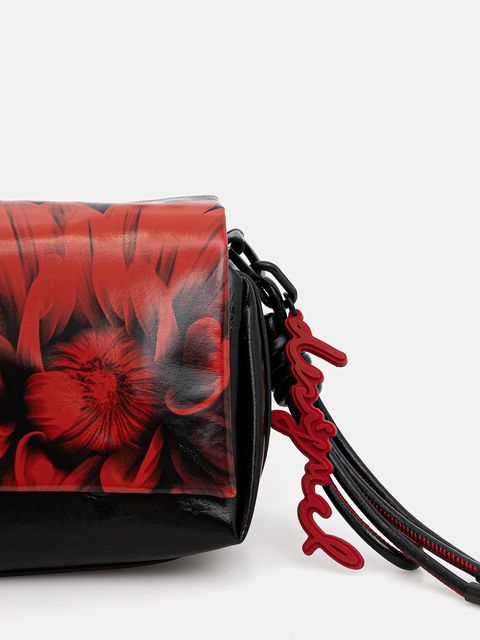 Desigual torebka FLOWERINA NARON MEDI kolor czarny 25WAXP90