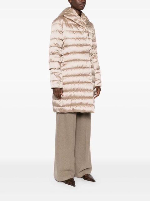 Max Mara padded long coat - Neutrals