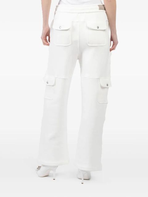 Aya Muse jersey cargo trousers - White